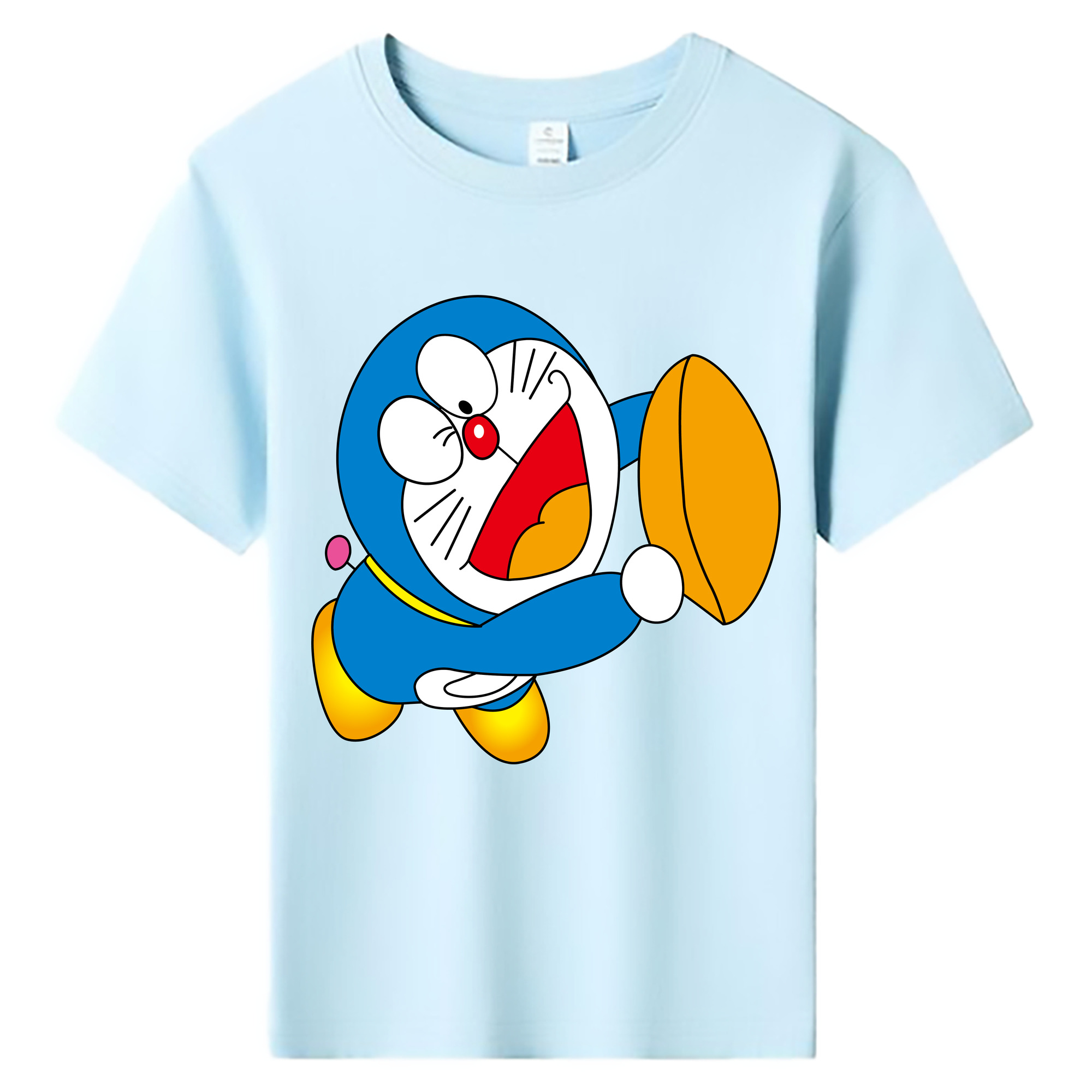（画像用） ドラえもん Doraemon 綿100％キッズTシャツ（フロントプリント）